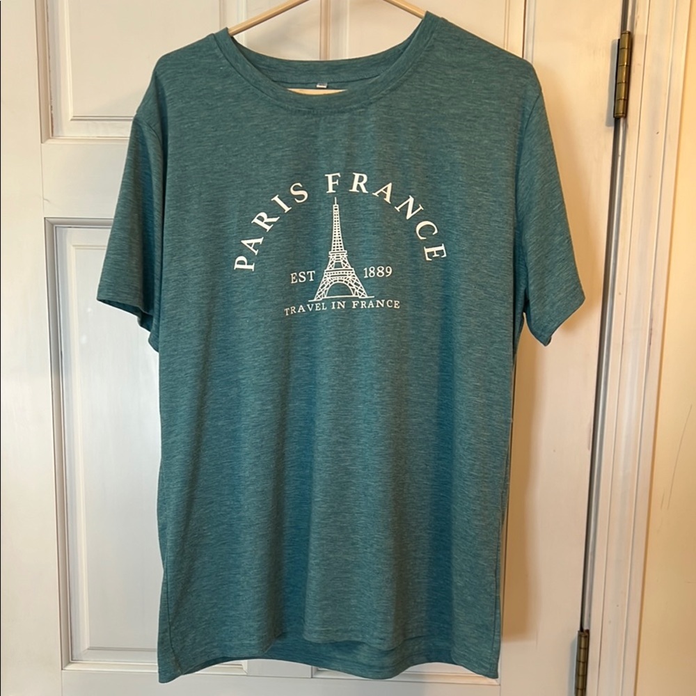 Teal Paris France Graphic T-Shirt